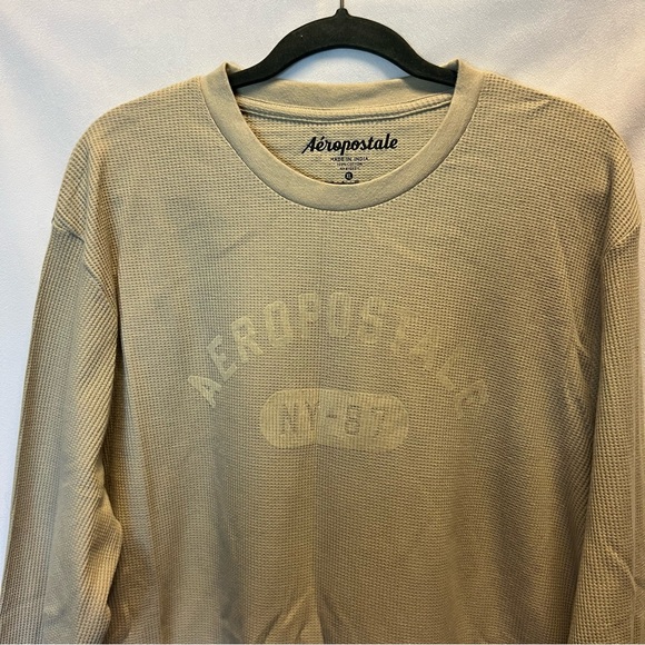 Aeropostale Mens Long Sleeve Top – Peyote – Size XL - Picture 4 of 9